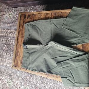 Womens Banana Republic Olive Green Dress Pants Size 16